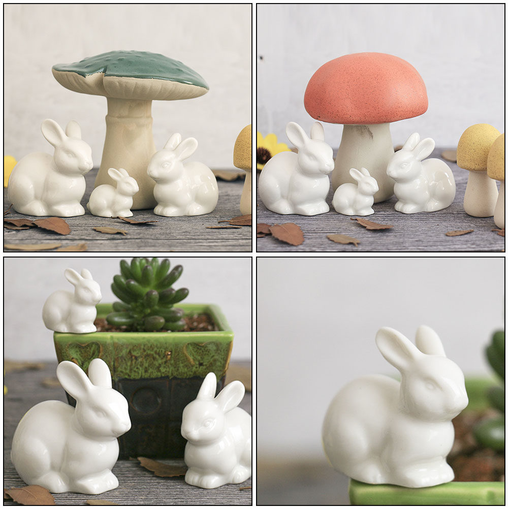 5 pièces, petits lapins décora - Bonsai Garden Landscape Design avis et prix